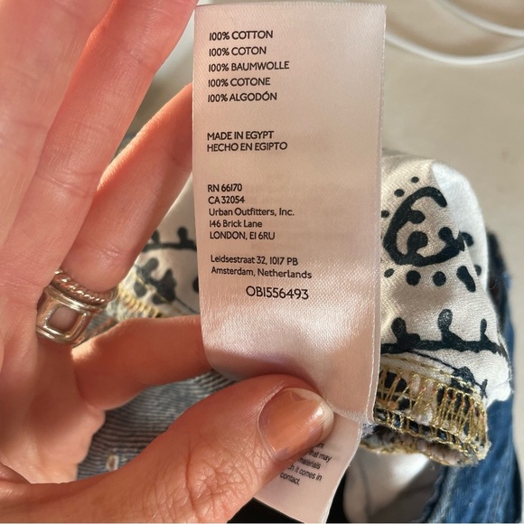 Free People We the Free Blue Flare Women's Jeans sz 27” - Picture 9 of 10